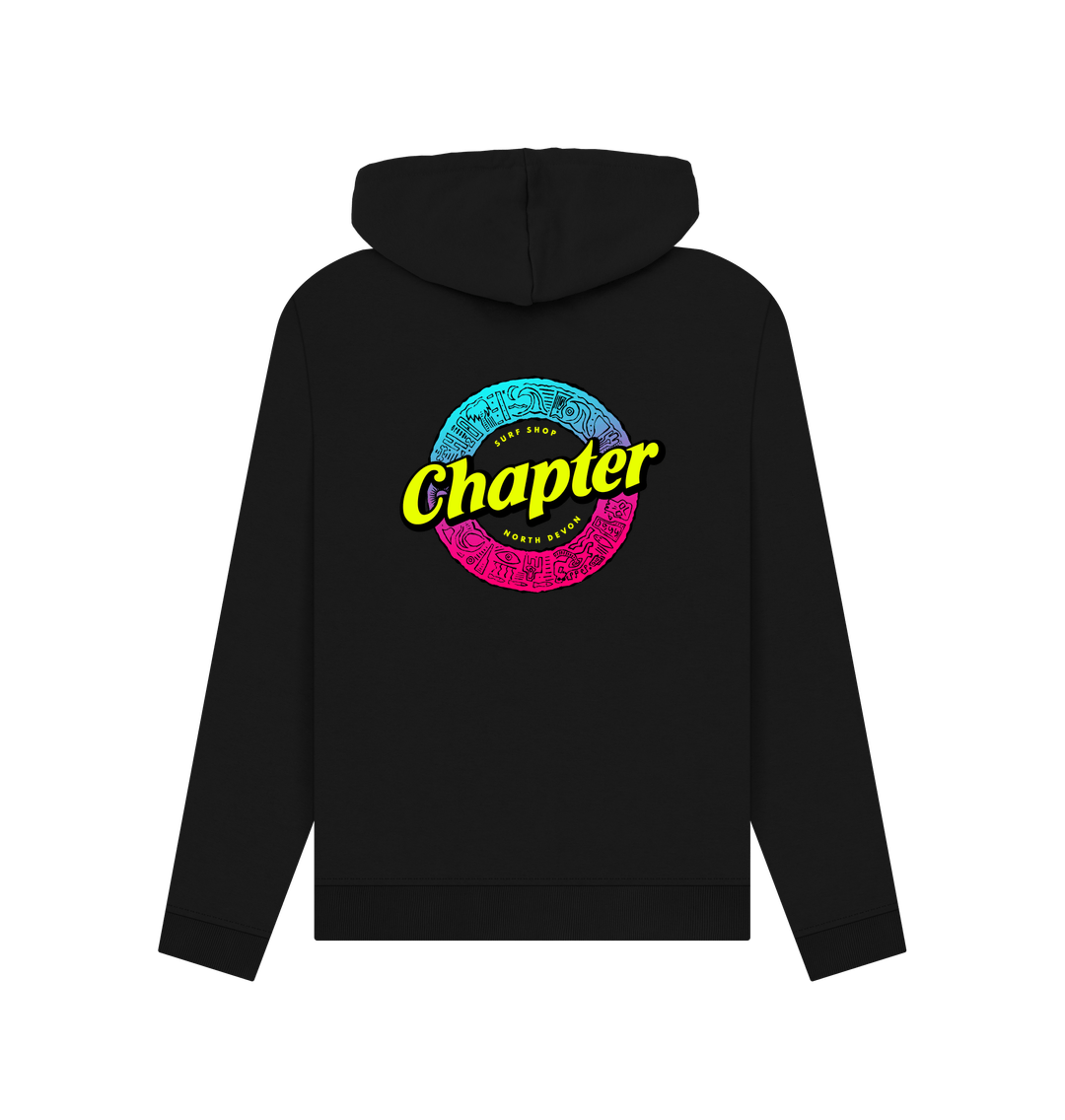 Chapter Shortboard Black Women's Hoodie