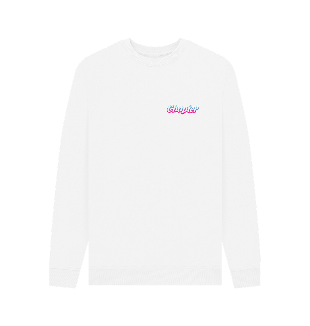 White Chapter Classic Logo White Sweat